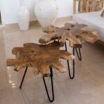 TEAK LIVE EDGE TABLE