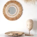 SORENO RAFFIA SHELLS MIRROR - Image 2