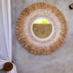 SORENO RAFFIA SHELLS MIRROR - Image 9