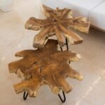 TEAK LIVE EDGE TABLE - Image 3