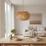 WICKER NEST PENDANT | NATURAL