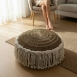 SICILY POUF WITH MACRAME - Image 5