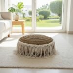 SICILY POUF WITH MACRAME