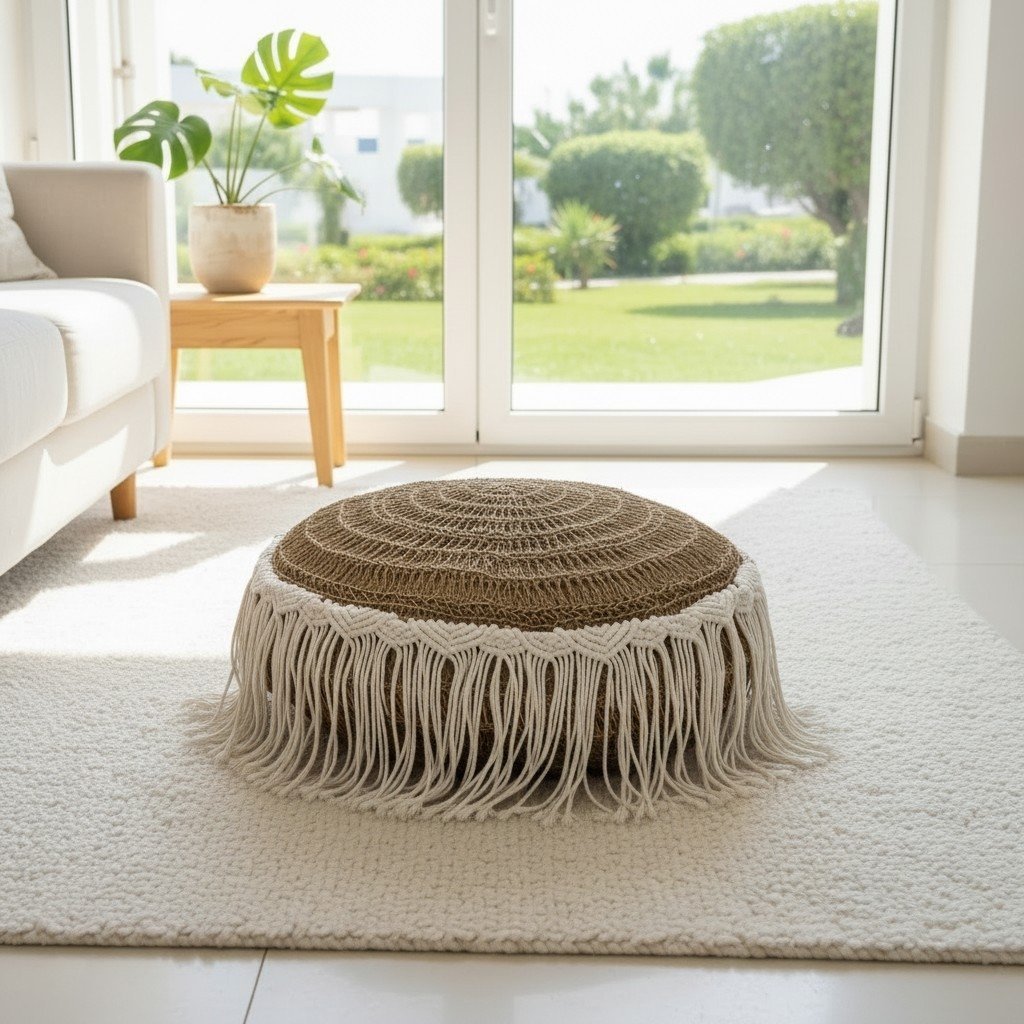 2023/07/1001145135.jpg SICILY POUF WITH MACRAME - Image 1