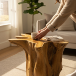LORA TEAK ROOT COFFEE TABLE - Image 4