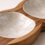 Capiz Shell Serving Tray| 3 Sections - Image 5