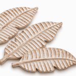 WOODEN LEAVE TRAYS| SET OF 3 - Image 9
