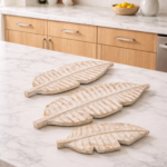 WOODEN LEAVE TRAYS| SET OF 3 - Image 10