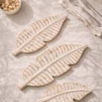 WOODEN LEAVE TRAYS| SET OF 3 - Image 6