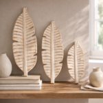 WOODEN LEAVE TRAYS| SET OF 3 - Image 8