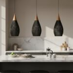 ARTISANAL WATER-DROP PENDANT LIGHT| BLACK - Image 3