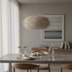 WICKER NEST PENDANT | WHITE