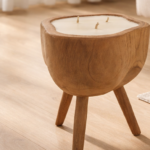 TEAK CANDLE TRIPOD - Image 6