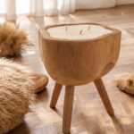 TEAK CANDLE TRIPOD - Image 2
