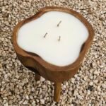 TEAK CANDLE TRIPOD - Image 3