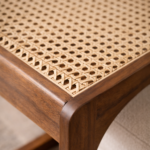 NISA CANE & WOOD SIDE TABLE - Image 7