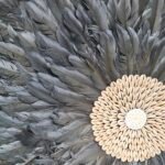 BLACK JUJU FEATHER WALL DECOR - Image 8