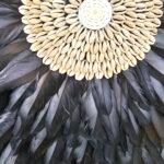 BLACK JUJU FEATHER WALL DECOR - Image 9
