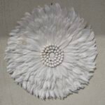 WHITE JUJU FEATHER WALL DECOR - Image 5