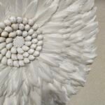 WHITE JUJU FEATHER WALL DECOR - Image 3
