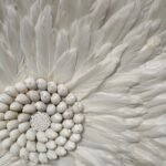 WHITE JUJU FEATHER WALL DECOR - Image 4