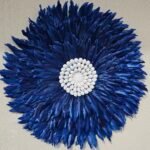 BLUE JUJU FEATHER WALL DECOR - Image 6