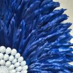 BLUE JUJU FEATHER WALL DECOR - Image 8