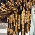 WOOD BEADED CHANDELIER - Image 4