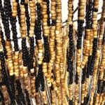 WOOD BEADED CHANDELIER - Image 3