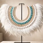 TRIBAL NECKLACE ON STAND - Image 2