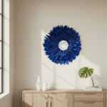 BLUE JUJU FEATHER WALL DECOR - Image 4