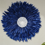 BLUE JUJU FEATHER WALL DECOR - Image 5