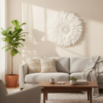 WHITE JUJU FEATHER WALL DECOR - Image 7